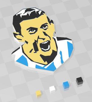 DI MARIA NOODLE KEYCHAIN