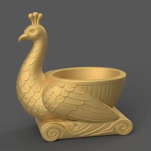 Elegant Peacock Planter