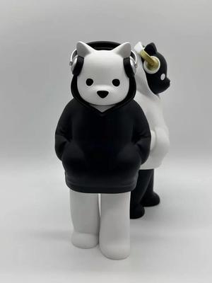 Low Fidelity Bear Headphones Figure Fan Art Toy