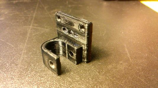 Smooth rod clamp holder for MakerBot Mech Endstop v1.2