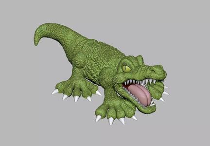 MONSTER CROCODILE - Original Art