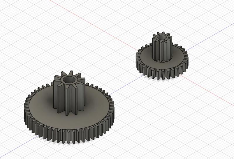 Heating actuator Ford Transit gears - 95VW19E616AD