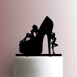 TOPPER HIGH HEEL WITH DANCER GIRLS ZAPATO TACO ALTO CON CHICAS