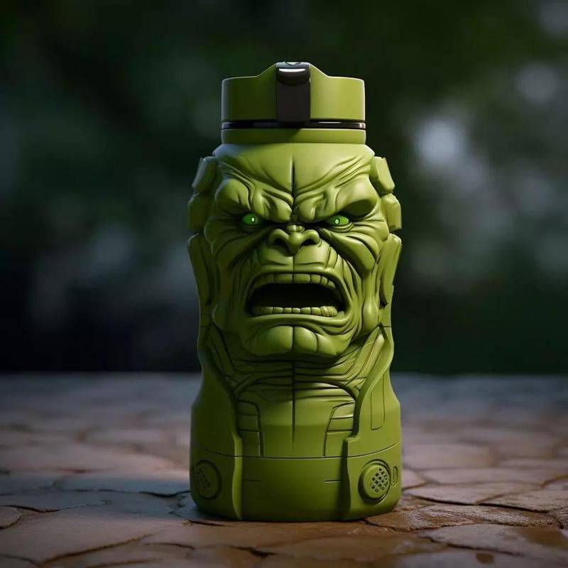 Marvel Hulk shaped bottle