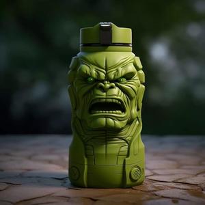 Marvel Hulk shaped bottle