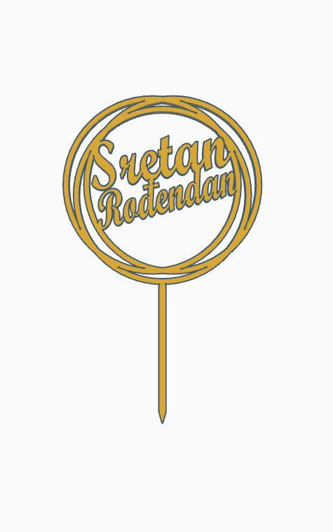 Topper Sretan Rođendan