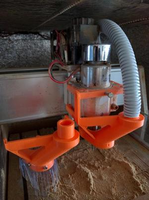 CNC 3040/6040 Flip-up Dust Shoe