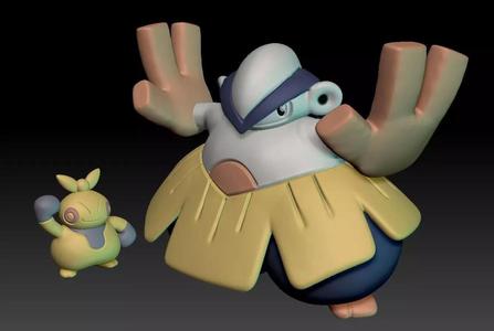 Pokemon Makuhita Hariyama