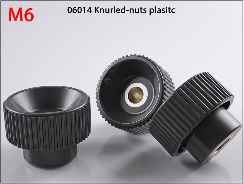 3D nuts M6 06014-11250624 Raendelschrauben Knurled print model