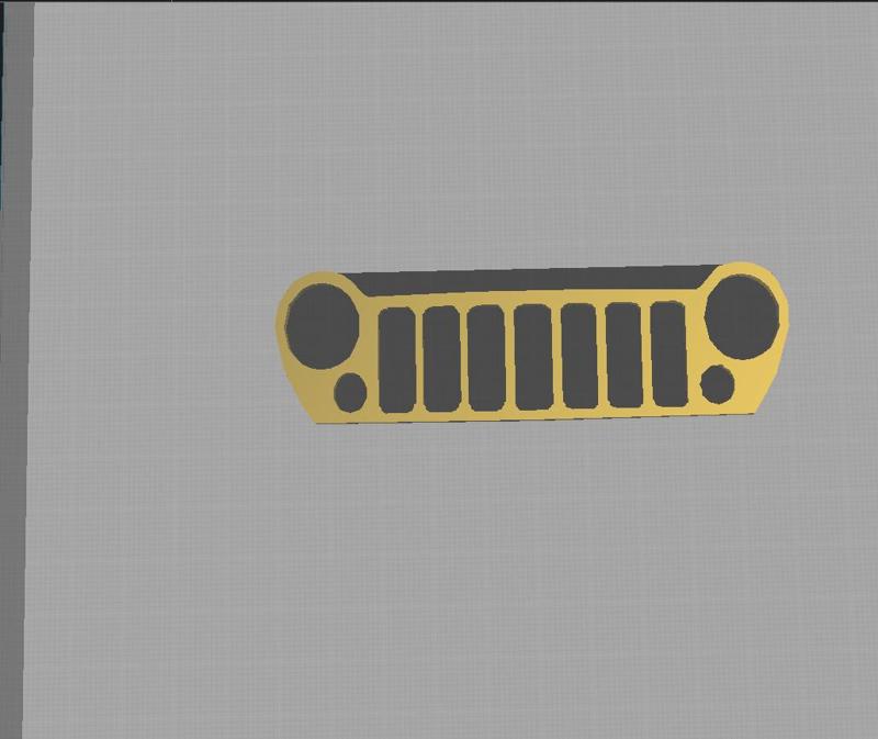 jeep kj liberty front keychain