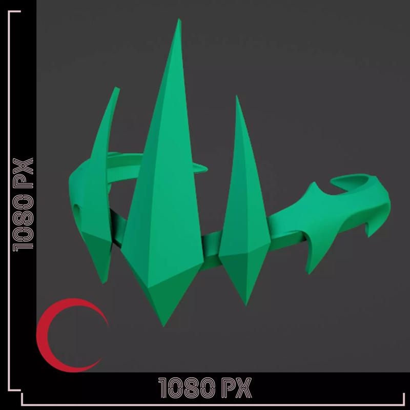 Viego crown LOL League of legends 3D Print cosplay prop