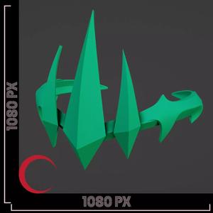 Viego crown LOL League of legends 3D Print cosplay prop