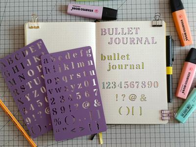 Bullet Journal Letters