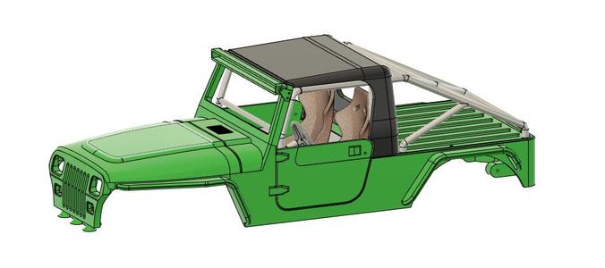 SCX24 Body LJ Pickup