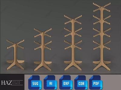 Laser Cut Display Stand Set 191