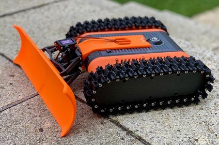 Snow Plow for the FPV Rover