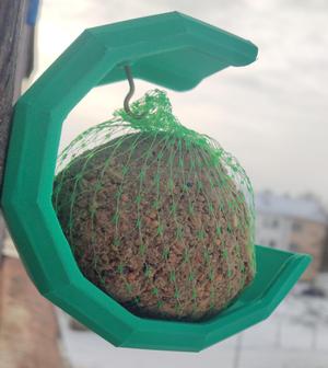 Bird fat ball holder