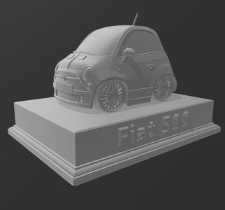 FIAT 500 CARTOON COLLECTION CAR