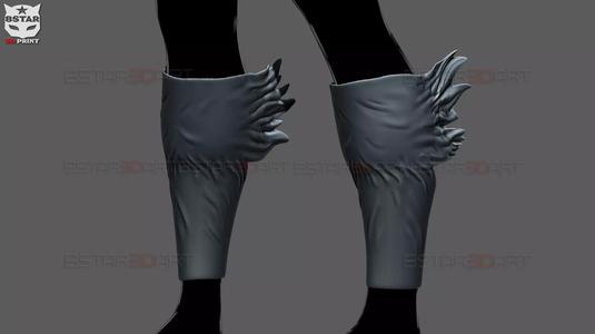 Dark Deku Legs Calf Armor Suit - My Hero Academia Cosplay