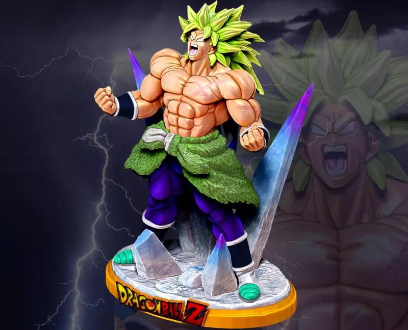 DBZ Broly Super Saiyan 3 Dragon Ball Z Figure for 3D print