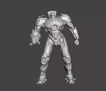GIPSY DANGER FIGURE MODEL PACIFIC RIM JAEGER MECH 3D PRINTABLE