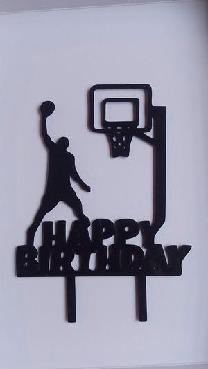 Topper happy birthday basketball