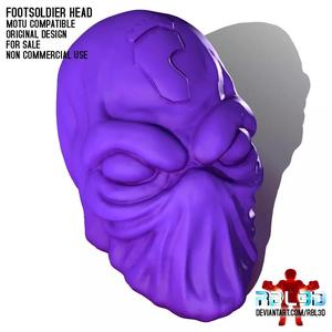 Footsoldier head Motu compatible