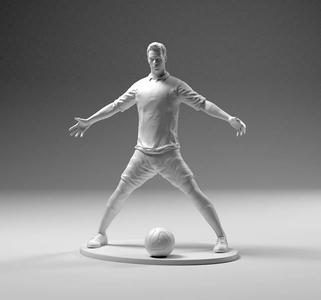 Footballer 02 PowerStand 01 STL
