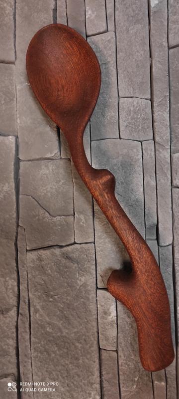Organic Wood Carved Spoon