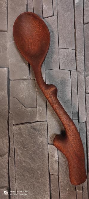 Organic Wood Carved Spoon