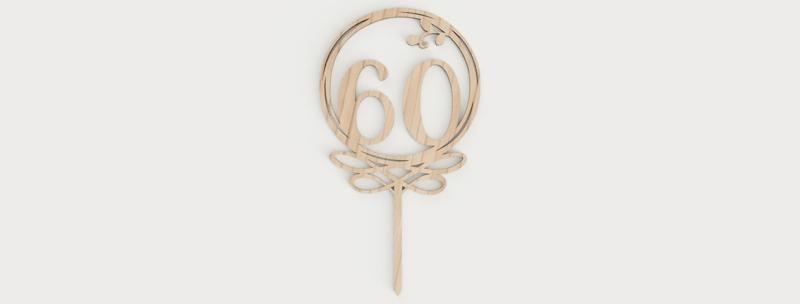 Birthday Cake topper 60
