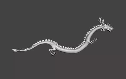 Momonosuke Kid Dragon 3D Model