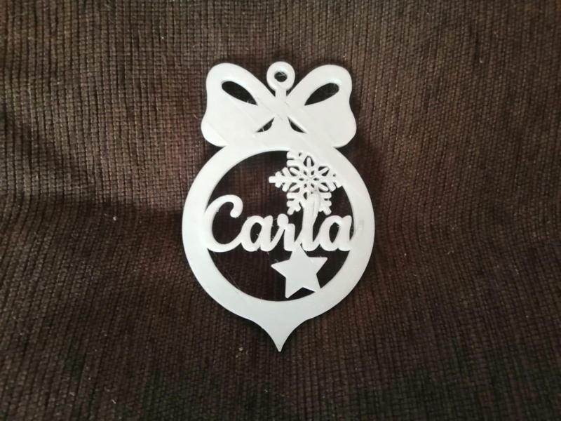 christmas ball CARLA'S BOW WITH PEAK