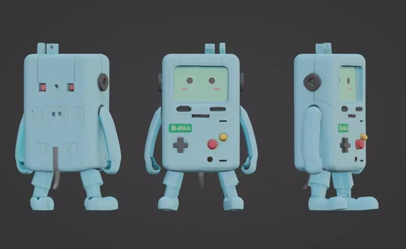 BMO Switch Stand 3D Printable STL Model