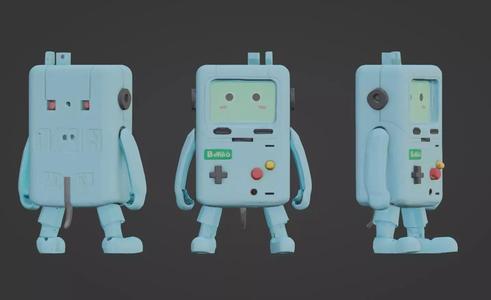 BMO Switch Stand 3D Printable STL Model