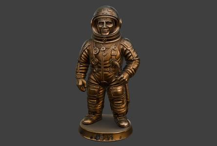 USSR Cosmonaut Statuette