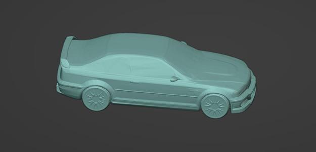NFS Most Wanted BMW keychain and file for 3d printing