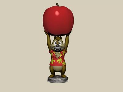 Dale from the video game Dandy for 3D printing STL