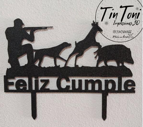 Happy Birthday Cake Topper Happy Birthday Hunter