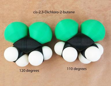 Space-filling molecular models: Carbon expansion set