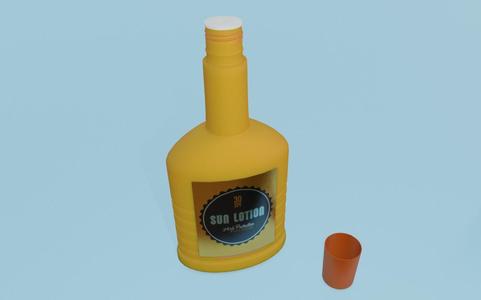 Suncream 3D Model