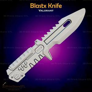 Blastx Knife Cosplay Valorant - STL File