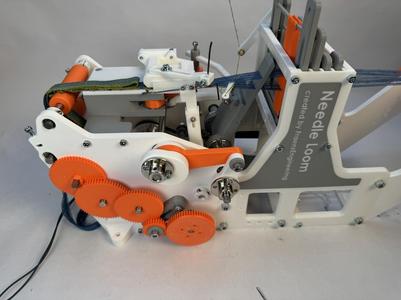Fully automatic 3D printed needle loom
