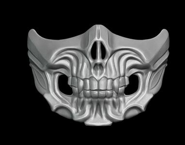 Skull Mask for 3d Print