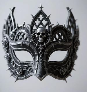 Gothic Carnival Style 3D Mask for Display