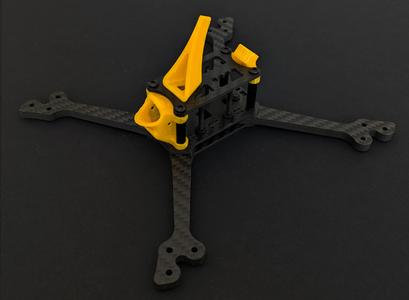 TPU parts for the Tressym Serval 5-inch racing drone frame