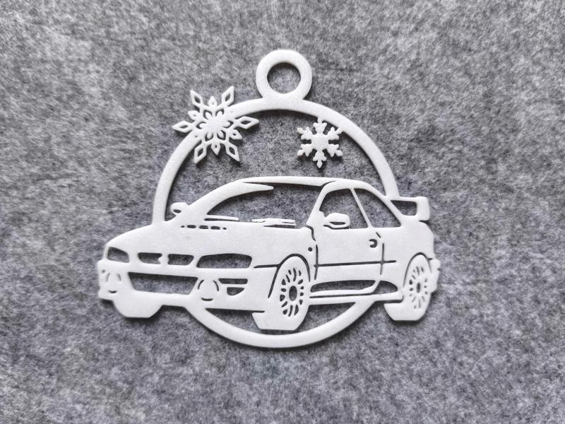 Subaru Impreza 22B Christmas Ornaments