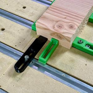 Low-Profile CNC Router T-Slot Table Stop