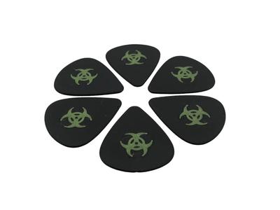Guitar Pick with Biohazard