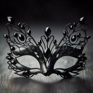 Obsidian Masquerade Mask Fantasy